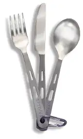 Набір столових приладів Optimus Titanium 3-Piece Cutlery Set