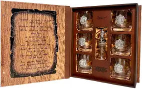Подарочный набор стаканов "Казацкому Роду Нема Перевода" для виски