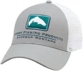 Кепка Simms Trucker Hat Icon Trout One size Granite