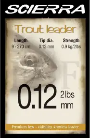 Леска Scierra Trout 9’ 2.7m 0.16mm 4lb