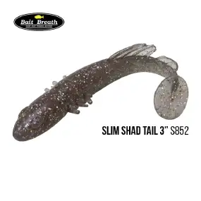 Силикон Bait Breath BeTanCo Shad Tail Slim 3" (8шт/уп)