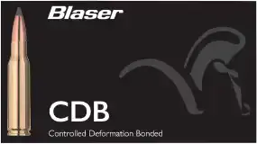 Патрон Blaser кал. 308 Win куля CDB маса 10,7 г/ 165 гр