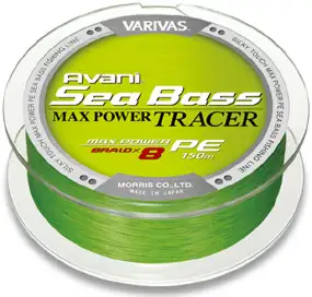 Шнур Varivas Avani Sea Bass PE Max Power Tracer 150m #1.2/0.185mm 24.1lb