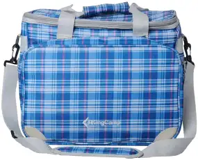 Набір для пікніка KingCamp Picnic Cooler Bag-4. Blue checkers