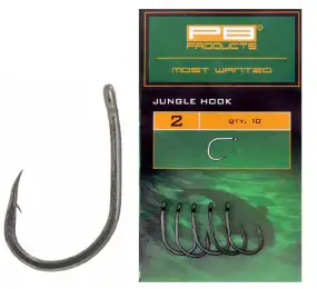 Крючок карповый PB Products Jungle Hook DBF №2 (10шт/уп)