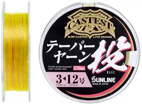 Волосінь Sunline Castest Tapered 170m конусна 0.330-0.570mm 8.0kg