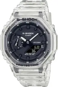 Годинник Casio GA-2100SKE-7AER G-Shock. Прозорий