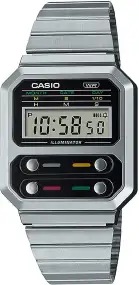 Годинник Casio A100WE-1AEF. Сріблястий