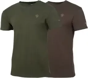Комплект футболок Hallyard Jonas. Размер Зелёный/коричневый