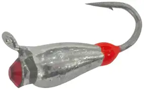 Мормишка вольфрамова Shark Крапля з вушком 0.267g 2.5mm гачок D18 к: срібло