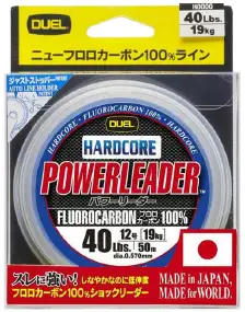 Флюорокарбон Duel Hardcore Powerleader FC 50m 0.470mm 13.0kg ц:clear