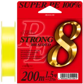 Шнур Yamatoyo PE Strong 8 150m (Flash Lemon)
