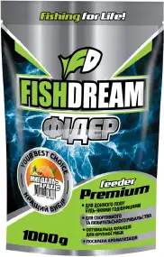 Прикормка Fish Dream Премиум ZIP Фидер Миндаль-арахис 1кг