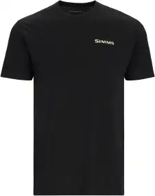 Футболка Simms Bass Outline T-Shirt Black
