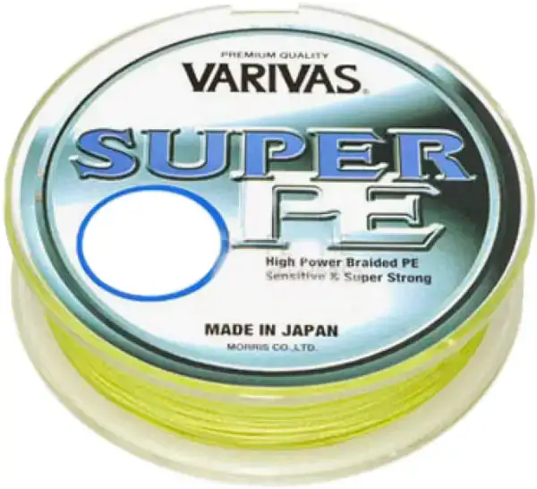 Шнур Varivas Super PE 270m (жёлтый) 0.13mm 7.5kg