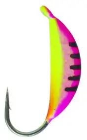 Мормышка вольфрамовая Fishing ROI Супер банан фарбований 2.2mm 0.29g XZ10