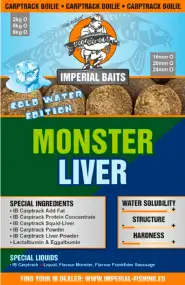 Бойлы Imperial Baits Carptrack Monster Liver Boilie 24мм 300г