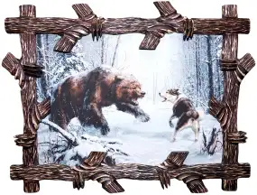 Картина Чернышенко И.Е. ФОП "Медведь и лайка"