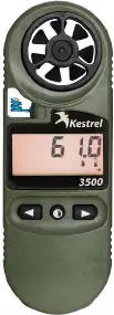 Метеостанція Kestrel 3500NV Weather Meter. Колір - Оліва