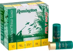 Патрон Remington Shurshot Field Load FW (без контейнера) кал. 12/70 дробь №4 (3,1 мм) навеска 34 г