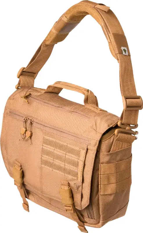 Cумка First Tactical Summit Side Satchel. Цвет - coyote