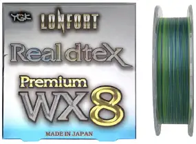 Шнур YGK Lonfort Real DTex X8 150m (мультиколор) #0.3/9lb
