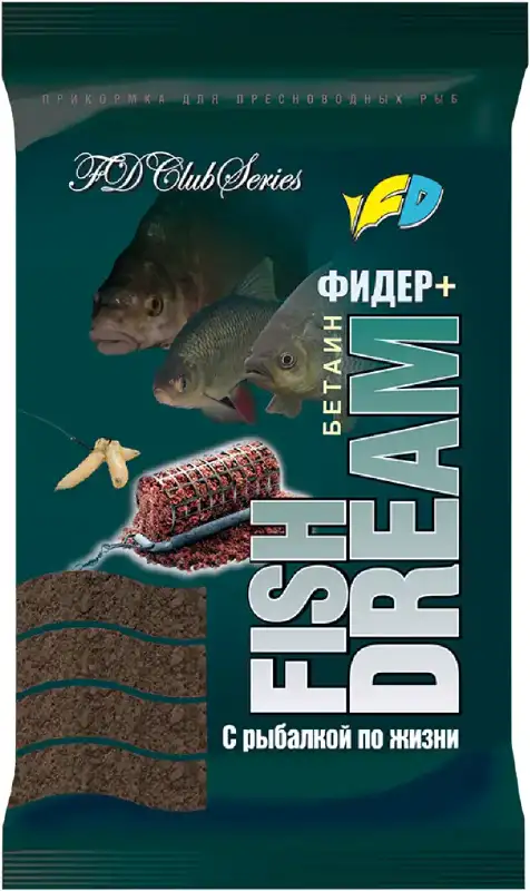 Прикормка Fish Dream Club Фидер+ 0.8кг