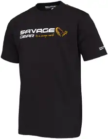 Футболка Savage Gear Signature Logo T-Shirt M Black ink