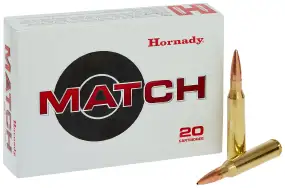 Патрон Hornady Match кал .338 Lapua Mag куля BTHP маса 250 гр (16.2 г)