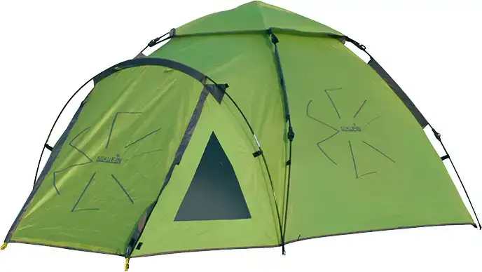 Палатка Norfin Hake 4 Полуавтоматическая 4 местная 2-х слойная ц:зеленый