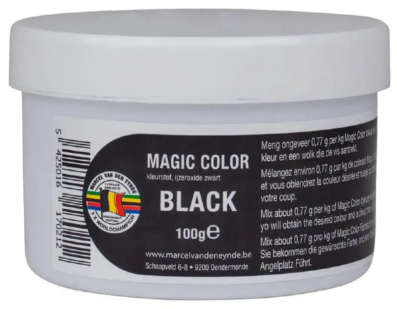 Краска для прикормки Marcel Van Den Eynde Magic Colour Black 100g