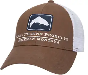 Кепка Simms Trout Icon Trucker Hat One size Mocha
