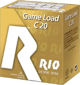 Патрон RIO Game Load C20 FW (без контейнера) кал. 20/70 дробь №00 (4,5 мм) навеска 25 г