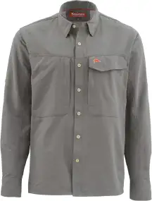 Рубашка Simms Guide Shirt - Solid Pewter