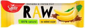 Батончик энергетический GoOn Sante RAW Fruit Bar Banana and Cocoa 35g