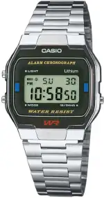 Часы Casio A163WA-1QES. Серебристый