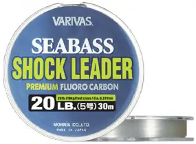 Флюорокарбон Varivas Seabass Shock Leader Fluorocarbon 30m 0.470mm 30lb/15.0kg