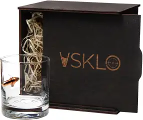 Стакан Vsklo с пулей в упаковке