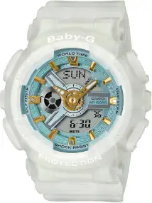 Годинник Casio BA-110SC-7AER Baby-G. Білий