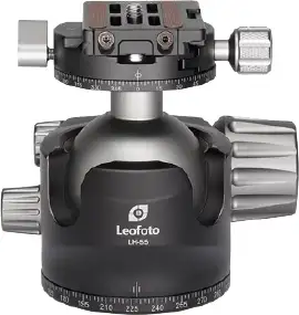 Головка штативна Leofoto LH-55R+NP-60 шарова с затискачем ARCA. Шар: 55 мм