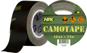 Клейкая лента HPX Camo Tape 48мм 25м Камуфляж