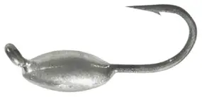 Мормышка вольфрамовая Shark Овсинка 0.1g 1.5mm крючок D18 ц:серебро