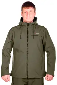 Куртка Klost Soft Shell мембрана 5000/5000 Капюшон c затяжкой ц:хаки