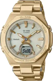 Часы Casio MSG-B100DG-9AER Baby-G золотистий