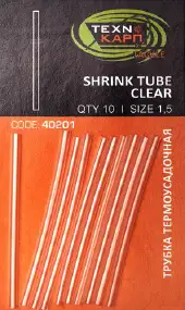 Термоусадочная трубка Технокарп Shrink Tube Clear 1.0мм (10шт/уп)