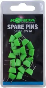 Булавка Korda Double Pins for Rig Safes (20 шт/уп)