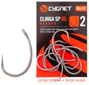 Крючок карповый Cygnet Clinga SP XS №2 (10шт/уп)