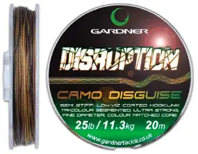 Поводковый материал Gardner Disruption Mud Brown/Black 25lb/11.3kg