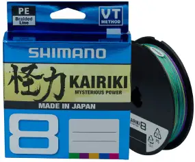 Шнур Shimano Kairiki 8 PE (Multi Color) 300m 0.350mm 39.5kg