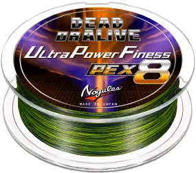 Шнур Varivas Nogales Dead or Alive Ultra Power Finesse PE X8 150m (зеленый-салатовый) #0.8 16lb